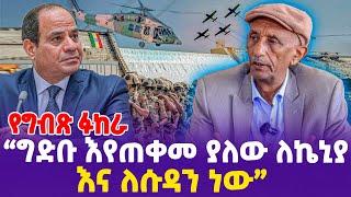 የግብጽ ፉከራ!"ግድቡ እየጠቀመ ያለው ለኬኒያ እና ለሱዳን ነው"