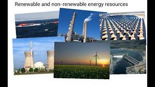 Energy Resources - IGCSE Physics