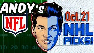 Andy's Best NFL + NHL Sniffs, Picks & Pirate Parlays 10/21/24 | MNF Ravens-Bucs & Cardinals-Chargers