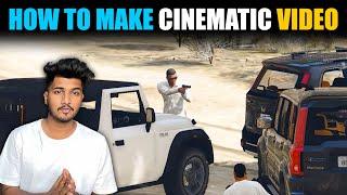 How to Make CINEMATIC Videos in GTA 5 With Rockstar Editor : Full Tutorial. #gta5 #cinematic ......