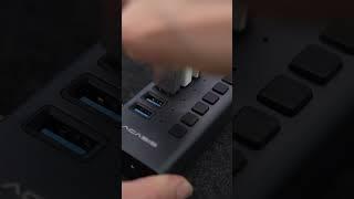 New Upgraded 10gbps 7 Ports USB Hub with Individual On/Off #unboxing #pc #group #hub #acasis #game