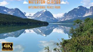 Glacier National Park & Waterton Lakes National Park 4K #Glaciernationalpark