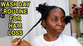 Wash Day Routine For Natural Hair Growth and Hair Loss | DiscoveringNatural