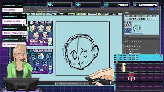 Drawing Cute Emotes for Game Grotto & Playing Stream Runners | Meg's Art Corner