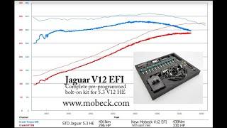 Jaguar XJ12 on the dyno