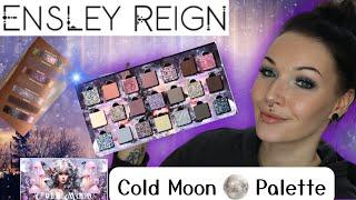 Die neue ENSLEY REIGN Cosmetics  Cold Moon Palette I Test I Review I deutsches Tutorial