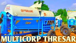 Thresar Punjab Deluxe multicrop || how to thresar masin || Shraddha trali hitesh agro