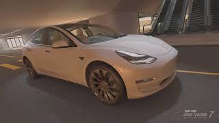 2023 Tesla Model 3 Performance Walk Around in VR - Gran Turismo 7 PS5