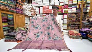 Chickpet Bangalore Wholesale Sarees ! Single Saree Courier Available ! Latest Trending Saree