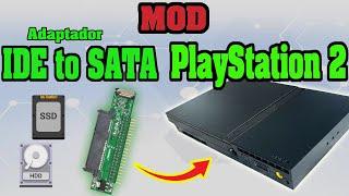 PlayStation 2 con Adaptación a SATA MOD