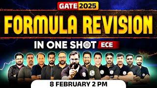 GATE 2025 Formula Revision in One Shot | GATE 2025 ECE Preparation