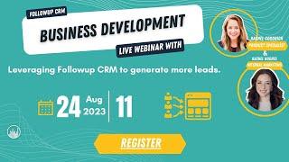 Business Development in FollowUp CRM