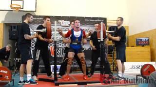 Tomáš Juříček, pokus o NR ve dřepu 233 kg