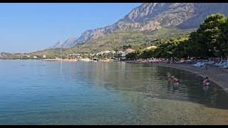 Tucepi Croatia 4K Beach Town WalkingTour
