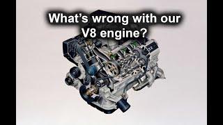 Checking what's wrong with our V8 engine / why the delay with 1UZ swap?