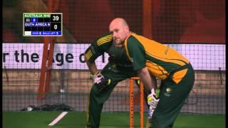 Indoor Cricket Masters World Series 2013 O40 Final Australia vs South Africa Part 1