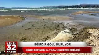 EĞİRDİR GÖLÜ KURUYOR