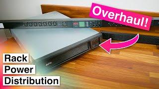 Overhauling My Rack Power Distribution Setup! - APC Smart-UPS & Managed PDU!