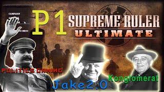 Supreme Ruler Ultimate - Multiplayer 3 way - Part 1