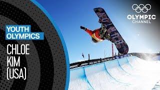 Chloe Kim - This girl has incredible Snowboard skills! | Youth Olympic Games