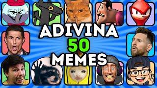 ¡Adivina 50 MEMES!30 MINUTOS De MEMESPedroOye CompaGato MewingToothlessCOMPILACIÓNCanción