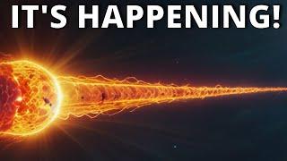 WARNING! LIVE NOW HUGE SOLAR X-FLARE FACING EARTH