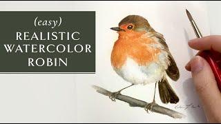 Learn How To Paint A Realistic Watercolor Bird With Ease