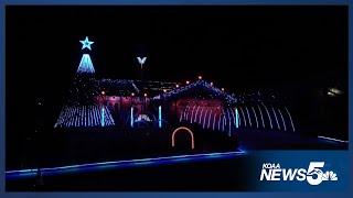 Christmas lights in Colorado Springs