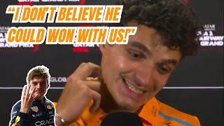 Lando Norris COLD Response to Max Verstappen's Claim: Denies He Could’ve Won with McLaren