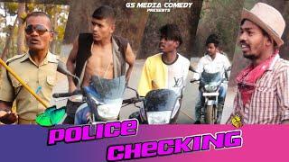 POLICE CHECKING MUNDARI COMEDY VIDEO2023 GS MEDIA COMEDY