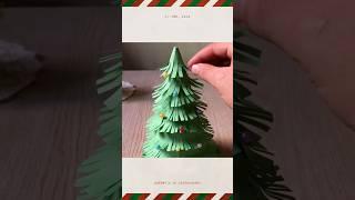 DIY 3D paper Christmas Tree  #christmas #xmas #craft #diy