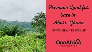 Premium land for sale in Aburi Ghana! Just 30,000 GHC / $5,220 USD. 20 acres remaining!