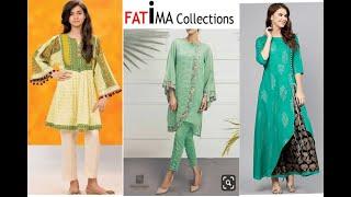 FATIMA COLLECTIONS KURTI, TROUSERS, EMBROIDERY DESIGNS 2020