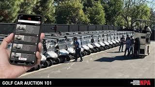 How To Buy Golf Cars in National Powersport Auctions