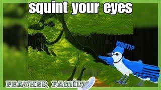 Squint your eyes but it's Feather Family...