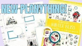 NEW Planything Winter Bliss Sticker Book & Washi | Flip Through & Plan With Me