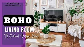 Decorate with BOHO STYLE : TV ROOM DECOR Bohemian Interior style #bohodecor