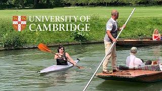 Kayaking on the River Cam