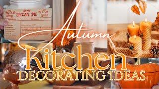  Autumn Kitchen Decorating Ideas  Fall Decorating | Autumn Cottage Kitchen Inspiration