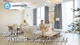 DUPLEX PENTHOUSE view triệu đô được cải tạo với concept hoàng hôn trên biển | Happynest Tour