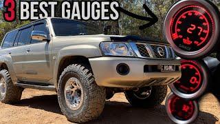 BEST GAUGES FOR 4WDs??? Clean Pillar Gauge Setup + 3 Inch Exhaust