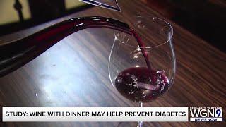 Having wine with dinner could have health benefits