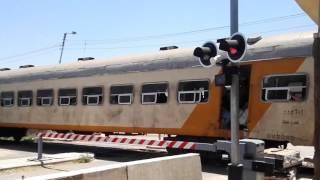 Paso a Nivel de ICF para ENR. Egyptian National Railways. Level Crossing