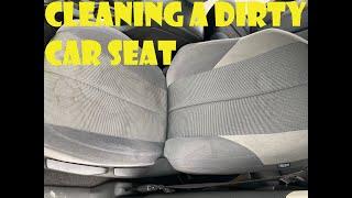 Car seats deep shampooing process.