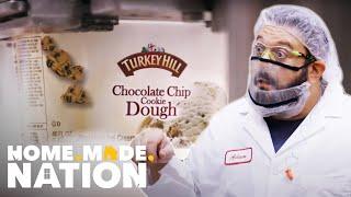 The Secret Behind Turkey Hill's Cookie Dough Ice Cream (S18) | Modern Marvels | Home.Made.Nation