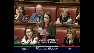 Valentina Barzotti   M5S Camera   Intervento dopo Informativa del Ministro Foti in Aula 05/03/2025