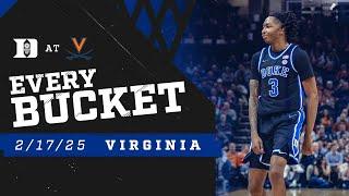 Duke 80, UVA 62 | Every Bucket (2-17-25)