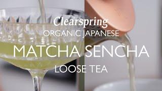 Clearspring Organic Japanese Matcha Sencha Green Tea