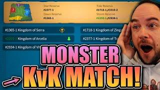 Insane KvK Matchup [1365 Baba TC Ataturk vs 2377?] King of All Britain in Rise of Kingdoms