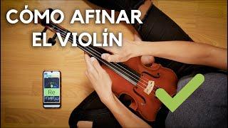 CÓMO AFINAR EL VIOLÍN usando un afinador - Trucos para principiantes